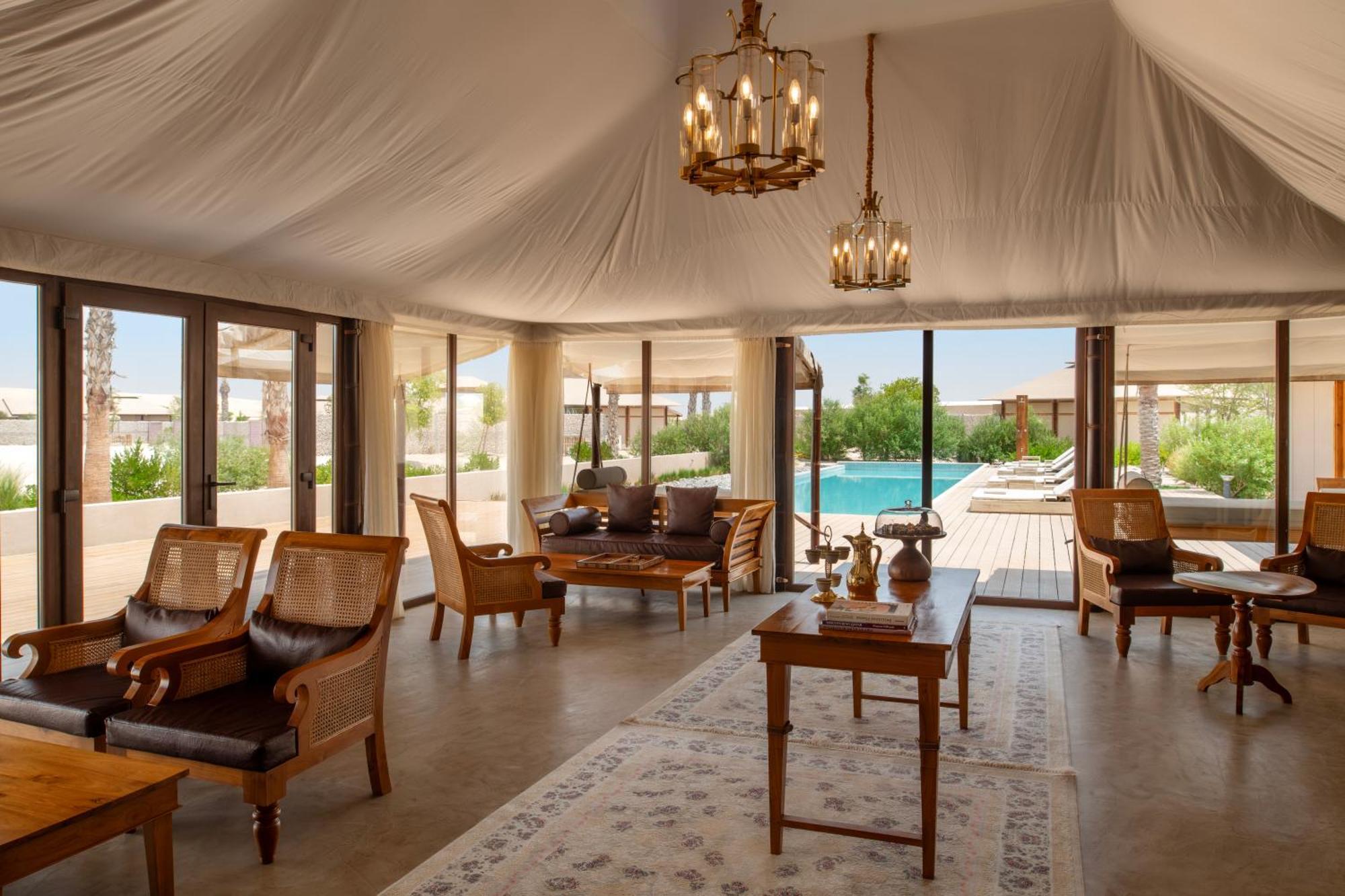 فندق The Outpost Al Barari Camp مسيعيد المظهر الخارجي الصورة